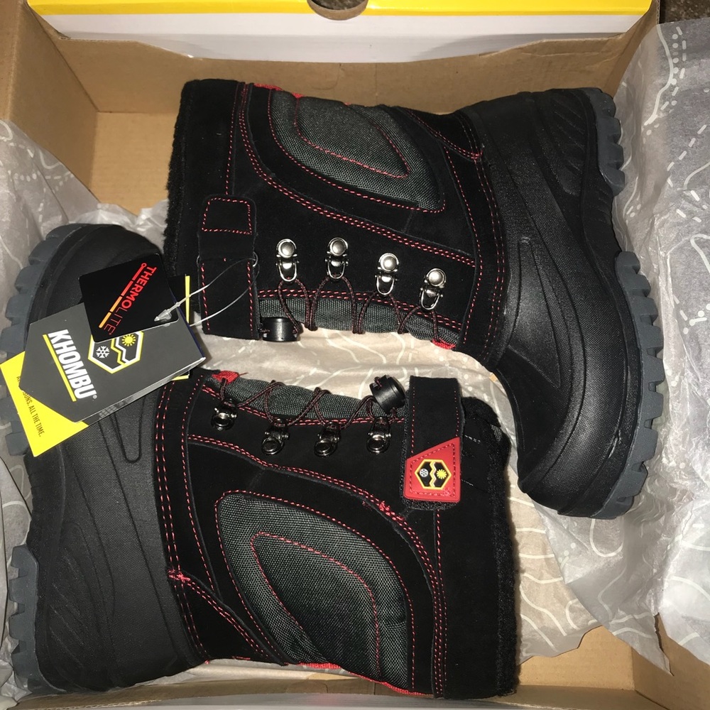 Khombu Winter Boots Italian Leather NWT size 2